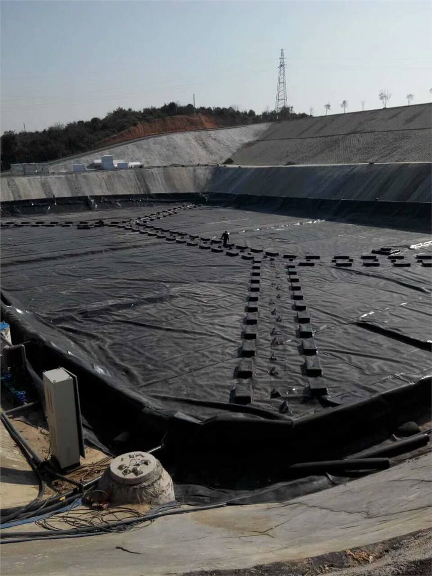 水電站庫(kù)底土工膜頂托破壞情況